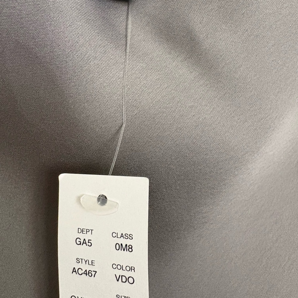 J. Crew Silver-Gray Satin Midi Skirt - Picture 4 of 13